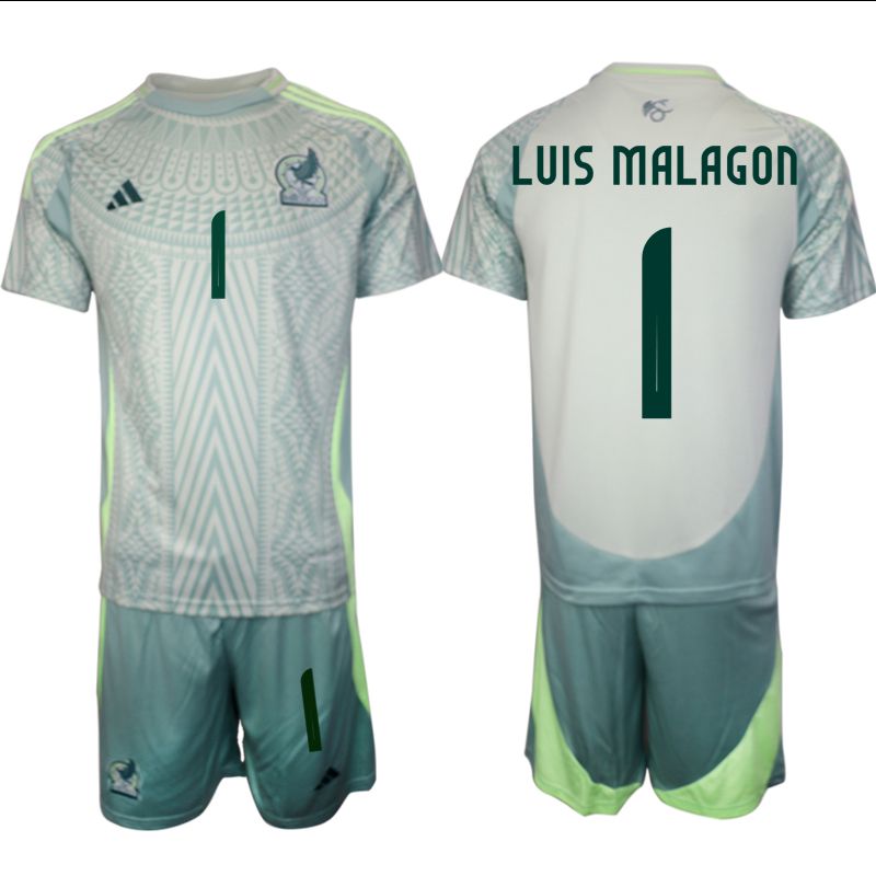 Men 2024-2025 Season Mexico away green 1 Soccer Jersey